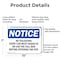 Signmission No Tailgating Every Car Must Badge In Or, 10 in W x Rectangle, Aluminum OS-2PACK-NS-A-710-L-14883 - alternate 5